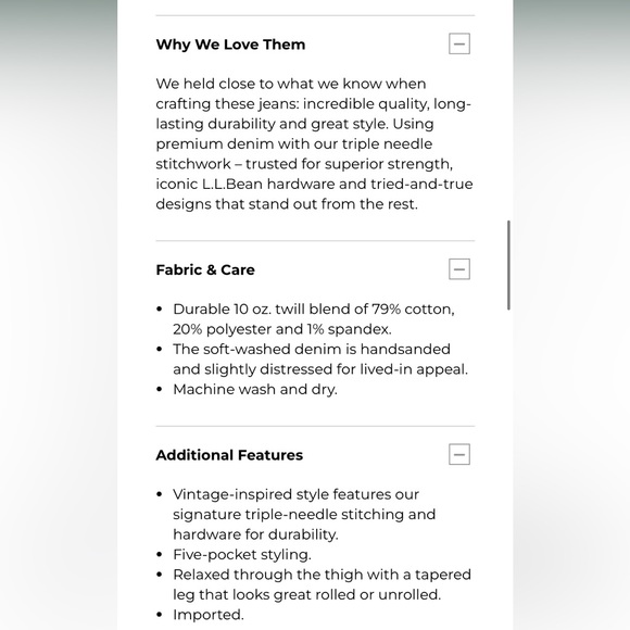 L.L. Bean Women's 207 Vintage Jeans, Boyfriend - Picture 12 of 12